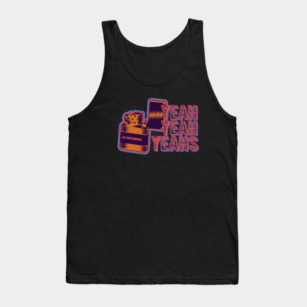 Burning Tank Top by RepubliRock